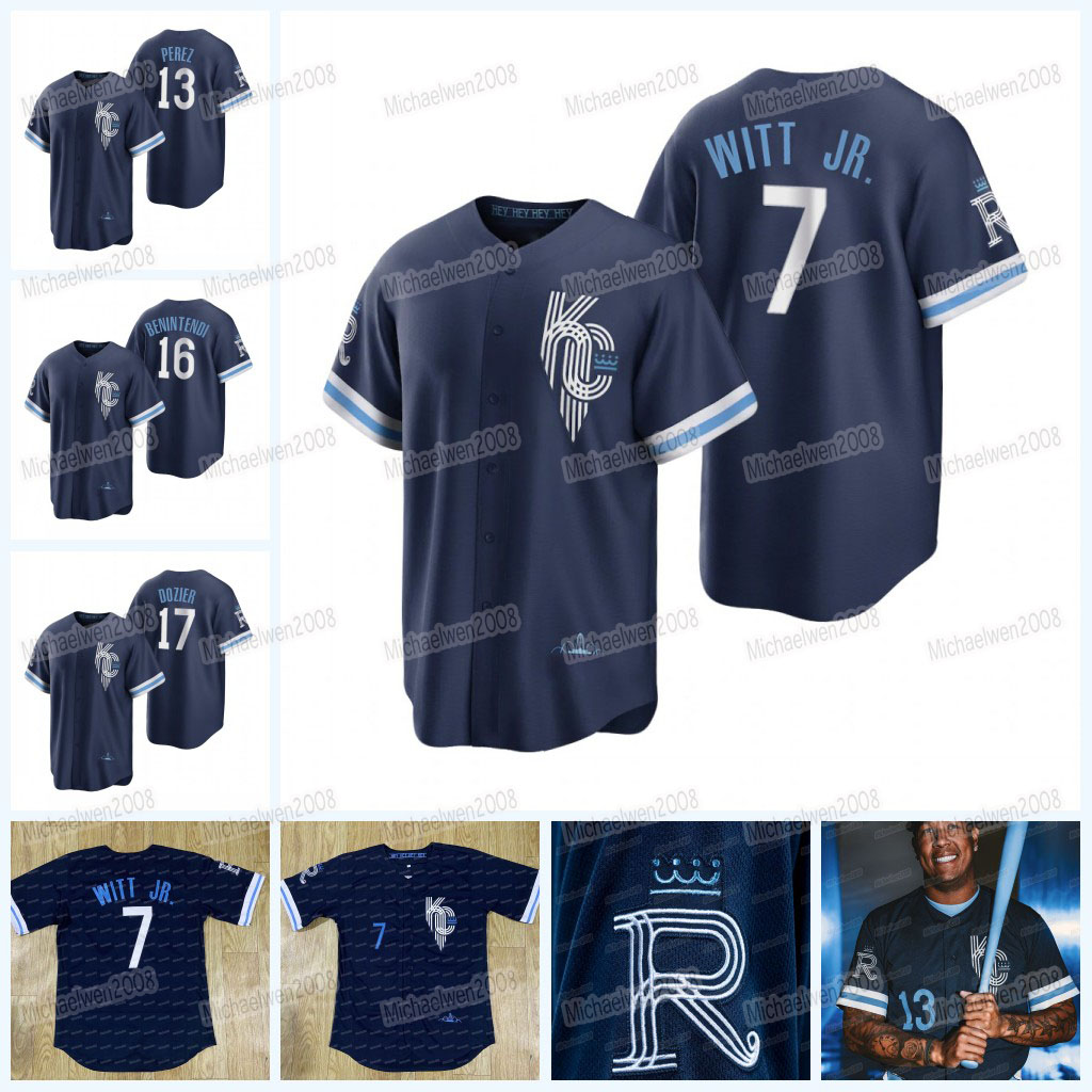 7 Bobby Witt Jr. Royals 2022 City Connect Jersey Andrew Benintendi Salvador Perez Whit Merrifield Michael A. Taylor Kyle Isbel Carlos Santana Nicky Lopez Taylor Clarke, Women cool base
7 Bobby Witt Jr. Royals 2022 City Connect Jersey Andrew Benintendi Salvador Perez Whit Merrifield Michael A. Taylor Kyle Isbel Carlos Santana Nicky Lopez Taylor Clarke, Women cool base