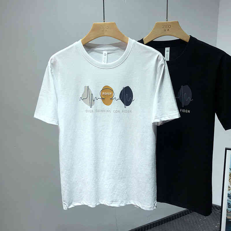 2022 men's summer new round neck short T-shirt printed half sleeve top loose fashion trendy brand, 4033\white
2022 men's summer new round neck short T-shirt printed half sleeve top loose fashion trendy brand, 4033\white