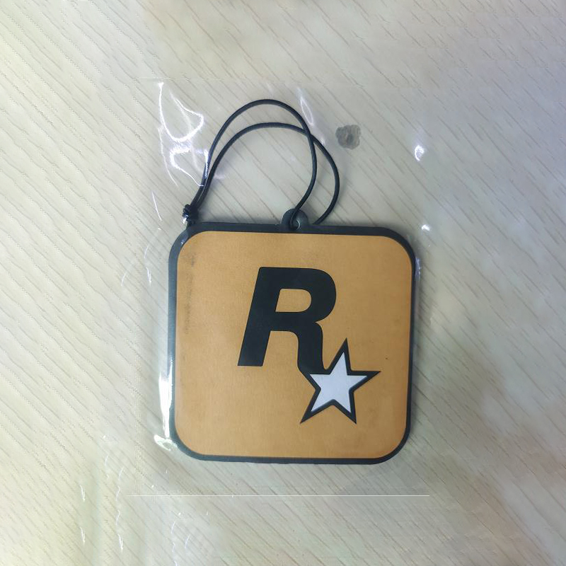 Car Hanging Rear View Air Freshener Solid Paper Diffuser Interior Accessories Pendant