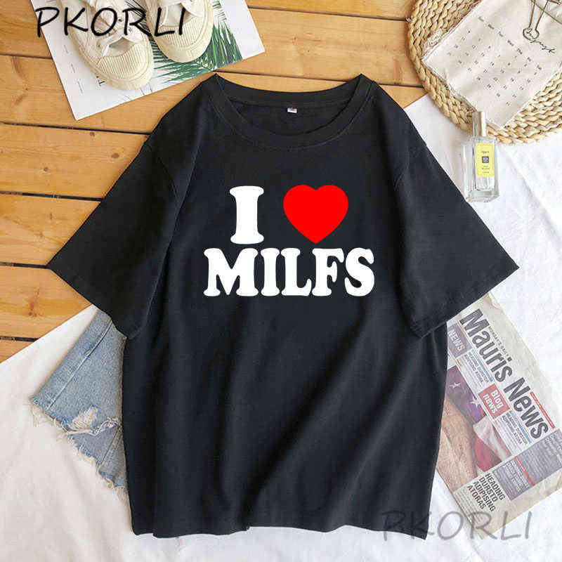 I Love MLFS Heart Hot Moms Printed T-shirts Women Cotton Short Sleeve Casual T Shirt Harajuku Fashion Tee Shirts 220419, White
I Love MLFS Heart Hot Moms Printed T-shirts Women Cotton Short Sleeve Casual T Shirt Harajuku Fashion Tee Shirts 220419, White