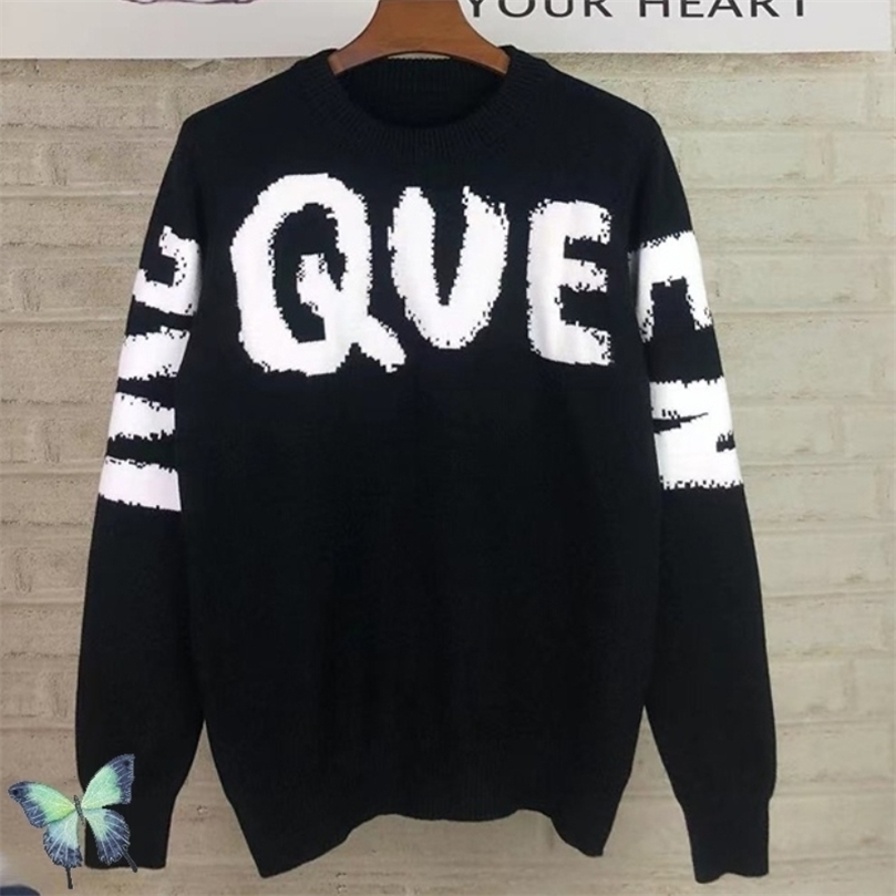 Fall Winter Oversized Men Women Couple High Quality McQueen Sweater 220817 
Fall Winter Oversized Men Women Couple High Quality McQueen Sweater 220817
