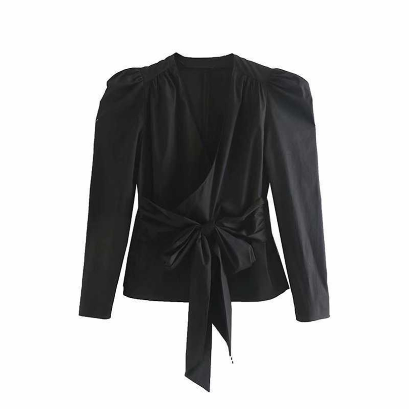 Women Black Blouses with Bow V-neck Vintage Puff Sleeves Elegant Lady Shirt Chic Tops Woman blouses femme 210709
Women Black Blouses with Bow V-neck Vintage Puff Sleeves Elegant Lady Shirt Chic Tops Woman blouses femme 210709