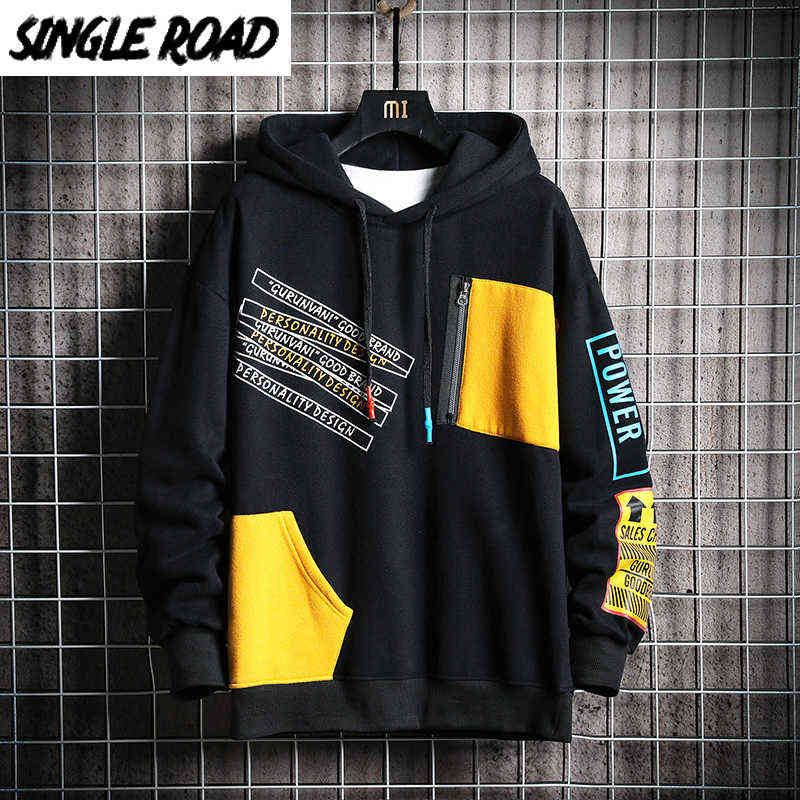 Single Road Mens Fleece Hoodies Men 2022 Winter Patchwork Hip Hop Japanese Streetwear Harajuku Sweatshirt Hoodie Men Sweatshirts Y220716, Packing bag
Single Road Mens Fleece Hoodies Men 2022 Winter Patchwork Hip Hop Japanese Streetwear Harajuku Sweatshirt Hoodie Men Sweatshirts Y220716, Packing bag