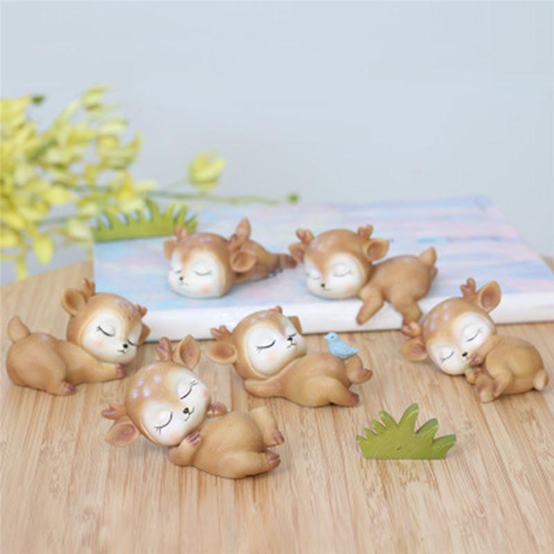 Decorative Objects & Figurines Cute Resin Fawn Animal Model Cartoon Deer Toy Kawaii Wedding Accessories Party Desktop Household Decor
Decorative Objects & Figurines Cute Resin Fawn Animal Model Cartoon Deer Toy Kawaii Wedding Accessories Party Desktop Household Decor