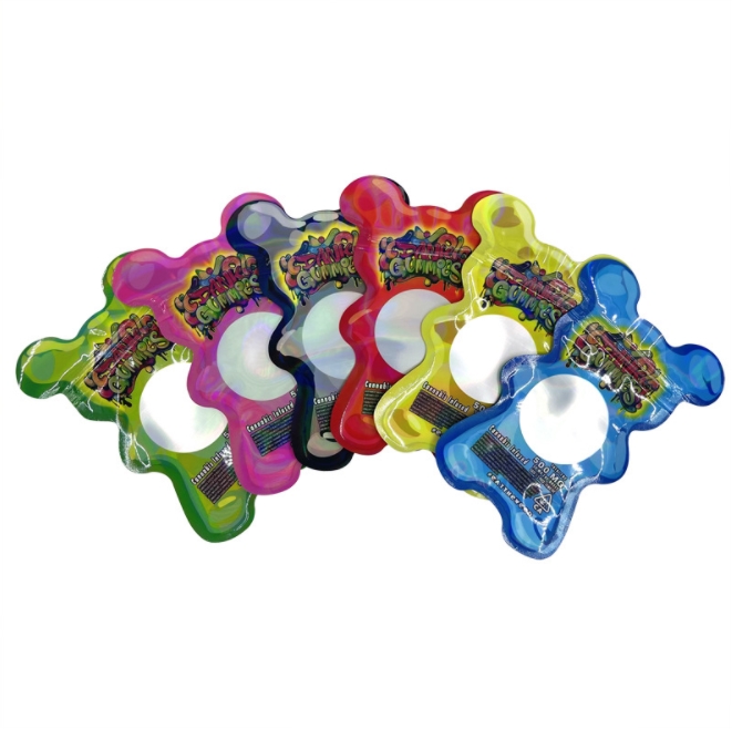 Special shaped Bears Bags Wholesale Edibles Dank Gummies 500mg Gummy Bag Worms Cubes Packaging edible Mylar bagss
Special shaped Bears Bags Wholesale Edibles Dank Gummies 500mg Gummy Bag Worms Cubes Packaging edible Mylar bagss