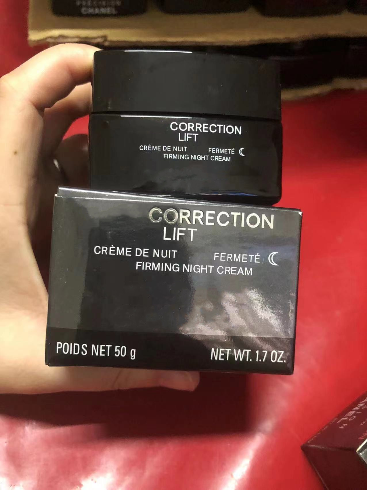 Top quality correction cream ultra firming Night cream with black bottle skin care lotion 50ml