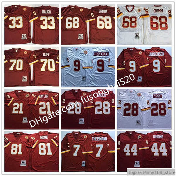Vintage NCAA Men 9 Sonny Jurgensen Sean Taylor John Riggins 68 Russ Grimm 70 Sam Huff Sammy Baugh Art Monk Darrell Green White Red Jerseys
Vintage NCAA Men 9 Sonny Jurgensen Sean Taylor John Riggins 68 Russ Grimm 70 Sam Huff Sammy Baugh Art Monk Darrell Green White Red Jerseys