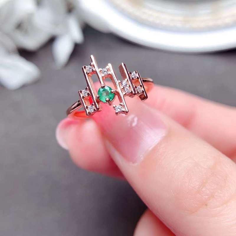 Cluster Rings Arrival Emerald 3mm 925 Silver Ring Simple Design Luxury JewelryCluster
Cluster Rings Arrival Emerald 3mm 925 Silver Ring Simple Design Luxury JewelryCluster