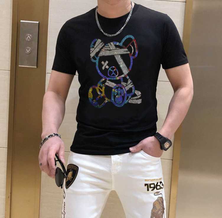 Men' T-Shirts Men' Tshirts Rhinestone Male Casual Men Summer Streetwear TopsMen, As show
Men' T-Shirts Men' Tshirts Rhinestone Male Casual Men Summer Streetwear TopsMen, As show