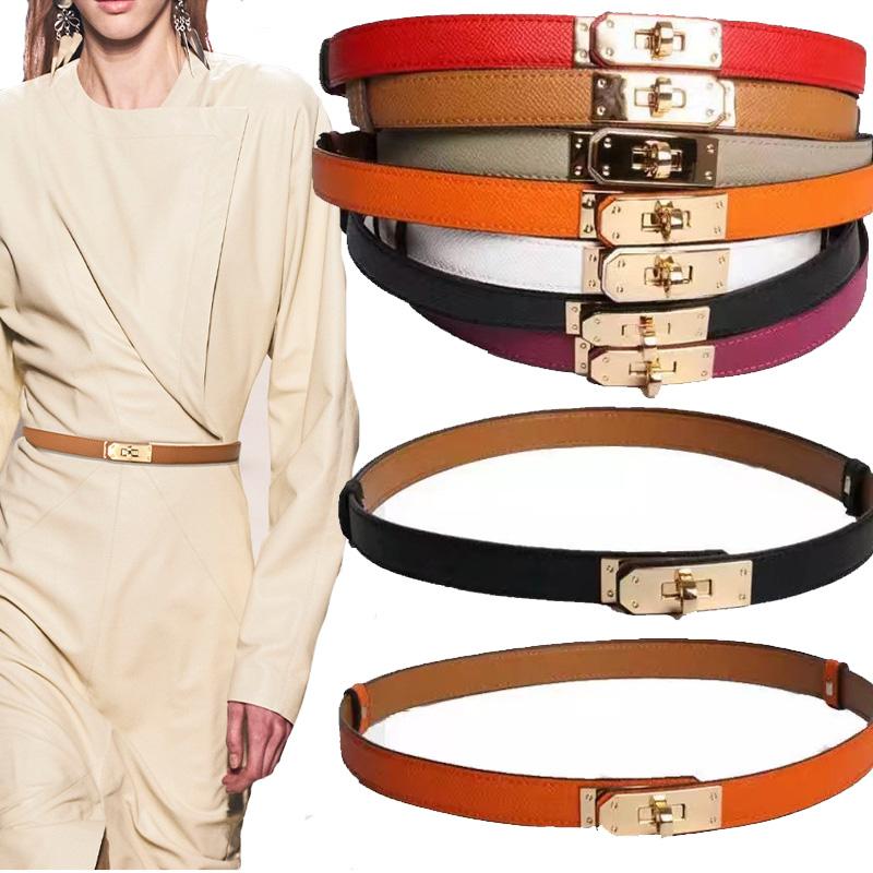 Belts Women Real Leather High Quality Thin Waist Strap Designer Lock Buckle Girdle Female Black Waistband For DressBeltsBelts, White
Belts Women Real Leather High Quality Thin Waist Strap Designer Lock Buckle Girdle Female Black Waistband For DressBeltsBelts, White