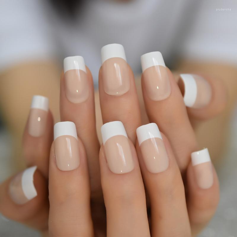 False Nails Natural Daily French Nail Square Shiny Artificial Medium Practice Tips Manicure Tool Prud22, L5056
False Nails Natural Daily French Nail Square Shiny Artificial Medium Practice Tips Manicure Tool Prud22, L5056