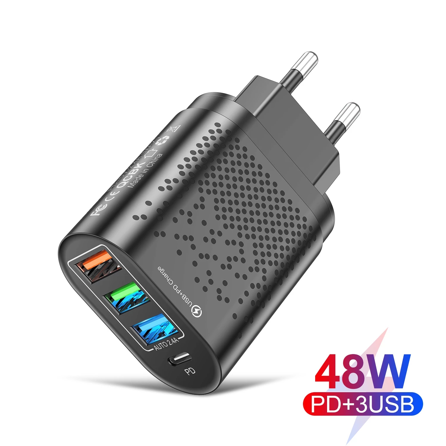 EU/US/UK Plug USB Charger 48W Quick Charge 3.0 For iPhone 12 Samsung Xiaomi Portable Wall Mobile Phone Fast Charging Adapter
EU/US/UK Plug USB Charger 48W Quick Charge 3.0 For iPhone 12 Samsung Xiaomi Portable Wall Mobile Phone Fast Charging Adapter