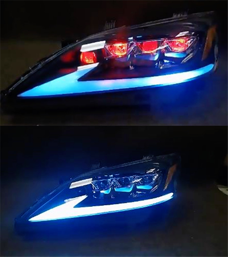 2 pcs car head lights part For Lexus ES350 2006-2012 LED Headlights ES240 ES300 DRL Turn Signal LED bulb