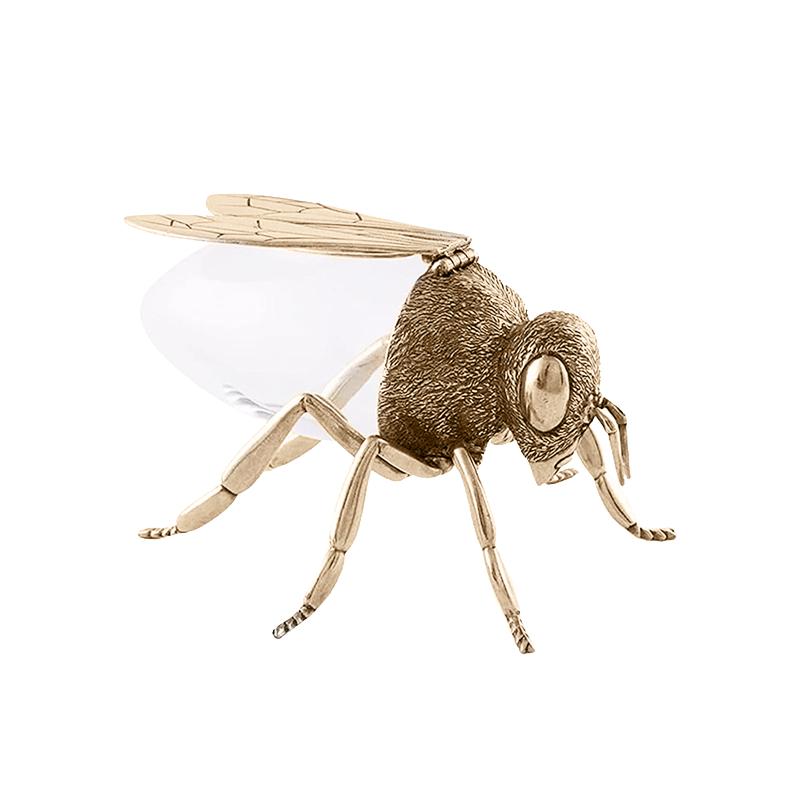 Storage Bottles & Jars Restaurant Dining Table Honey Jar Bee Shape Simulated Mini Wing Lid Non Slip Durable Gift Home Kitchen With Spoon Ret