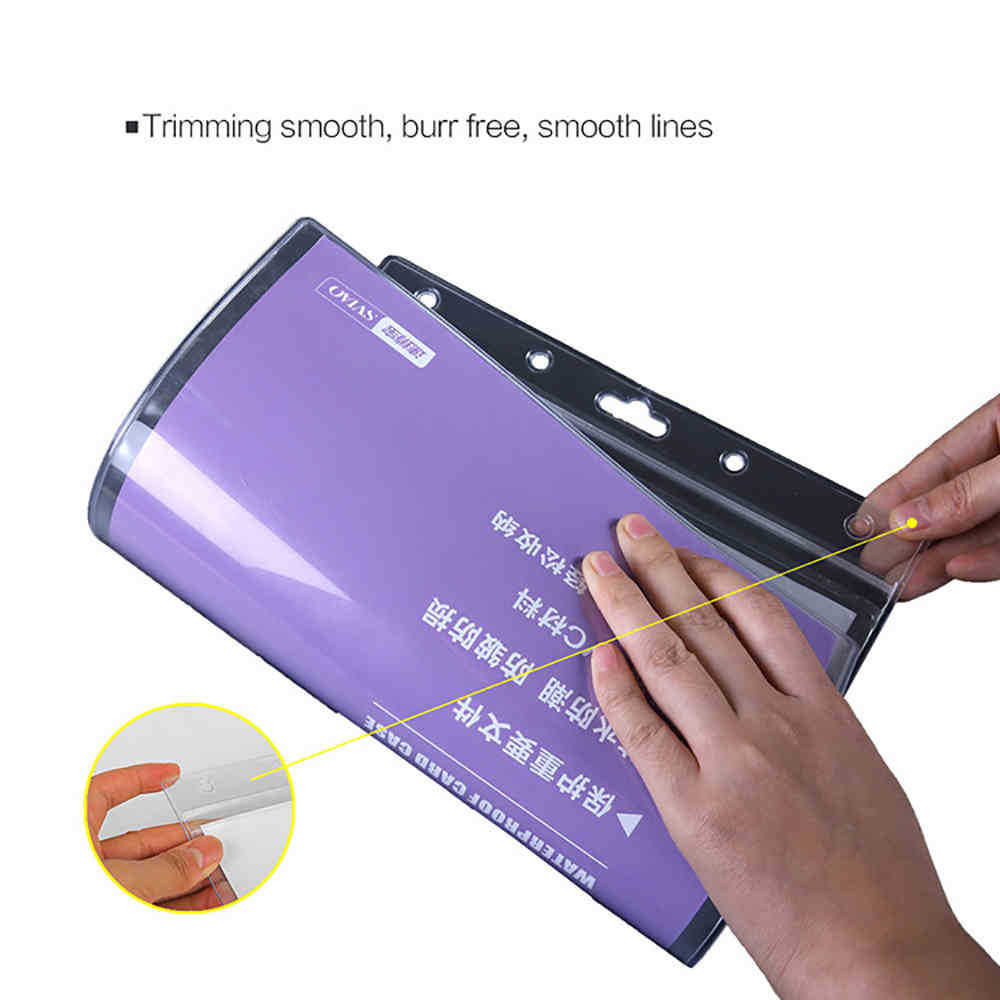 PVC A3 A4 Wall Suspension Filing Document Bag Transparent Frosting Surface Waterproof Filing Soft Page Cover Sleeve File Folder Pouch