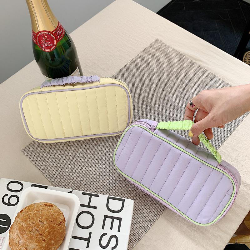 Cosmetic Bags & Cases Pure Color Quilted Makeup Bag Korean Zipper Beauty Case Large Travel Toiletry Women Portable Make Up StorageCosmetic, Yellow
Cosmetic Bags & Cases Pure Color Quilted Makeup Bag Korean Zipper Beauty Case Large Travel Toiletry Women Portable Make Up StorageCosmetic, Yellow