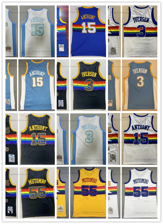 2022 new Youth Kids Men Basketball Jerseys 55 Dikembe 15 Carmelo Mutombo 3 Allen Anthony Iverson Retro Jersey 
2022 new Youth Kids Men Basketball Jerseys 55 Dikembe 15 Carmelo Mutombo 3 Allen Anthony Iverson Retro Jersey