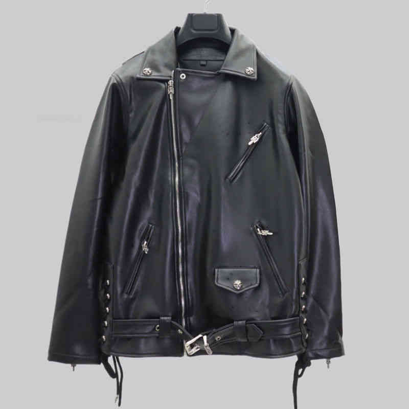 2022 High Version Autumn Winter Ch Cross Embroidered European American Fashion Brand Versatile Inclined Zipper Leather Jacket for, Black
2022 High Version Autumn Winter Ch Cross Embroidered European American Fashion Brand Versatile Inclined Zipper Leather Jacket for, Black