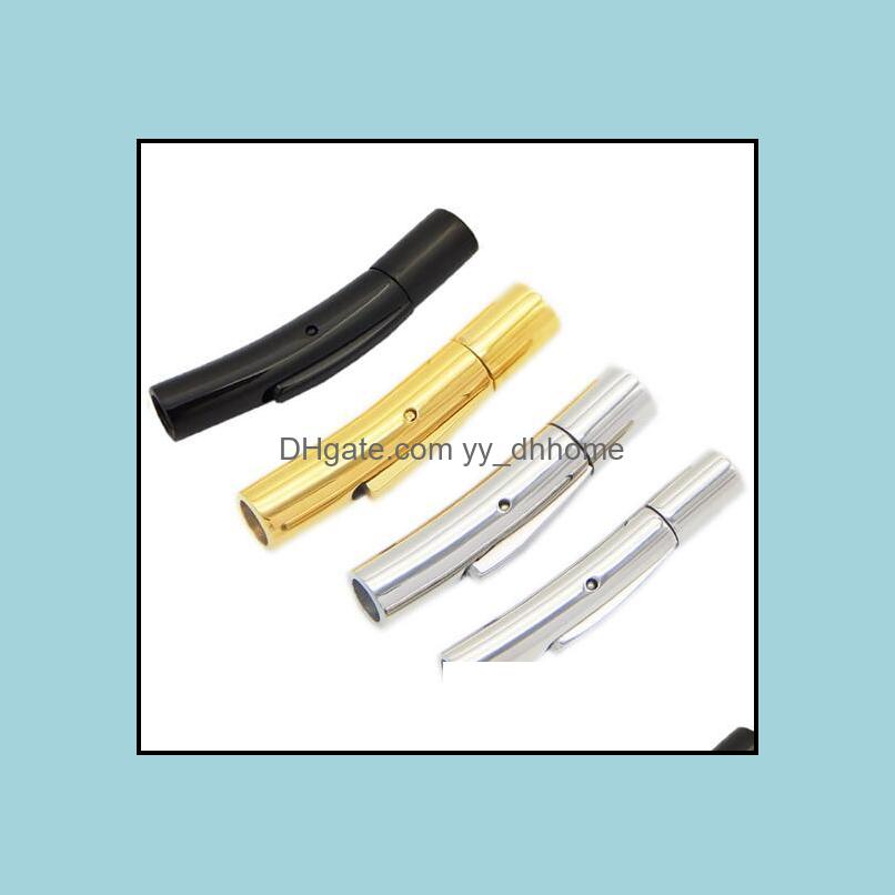 Clasps Hooks Jewelry Findings Components Jln Stainless Steel Leather Clasp For Bracelet Necklace Connector Buckle Diy Making Drop Delivery
Clasps Hooks Jewelry Findings Components Jln Stainless Steel Leather Clasp For Bracelet Necklace Connector Buckle Diy Making Drop Delivery