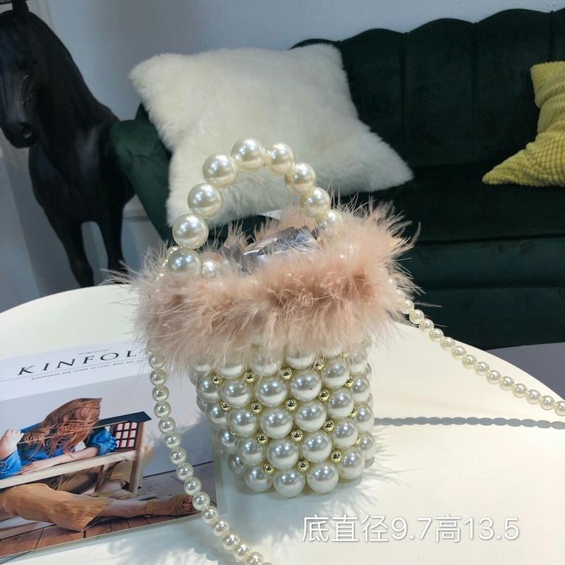 Evening Bags Fall/winter 2022 Women's Handbags Handmade Pearl Woven Bucket Bag Hand Bill Of Lading Shoulder Messenger BagEvening, Brown
Evening Bags Fall/winter 2022 Women's Handbags Handmade Pearl Woven Bucket Bag Hand Bill Of Lading Shoulder Messenger BagEvening, Brown