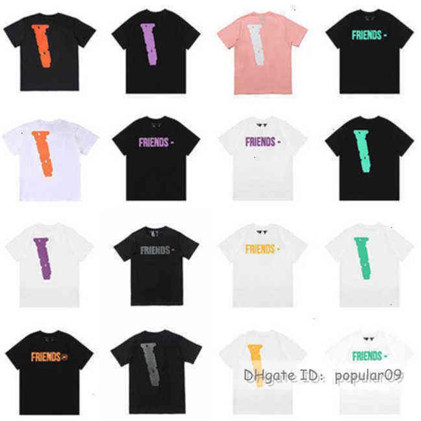 Loose 22ss T-shirt big V Women Men and Casual Smoke Angel Friends Short vlones Sleeve sBreathable238O, 11
Loose 22ss T-shirt big V Women Men and Casual Smoke Angel Friends Short vlones Sleeve sBreathable238O, 11