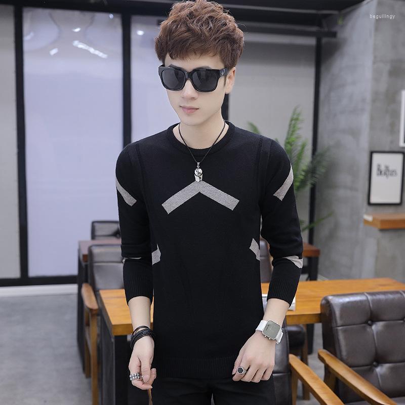Men's Sweaters Men Long-sleeved Youth Black Knit Sweater Figure-flattering O-Neck Casual Pullovers Spring Autumn Begu22
Men's Sweaters Men Long-sleeved Youth Black Knit Sweater Figure-flattering O-Neck Casual Pullovers Spring Autumn Begu22