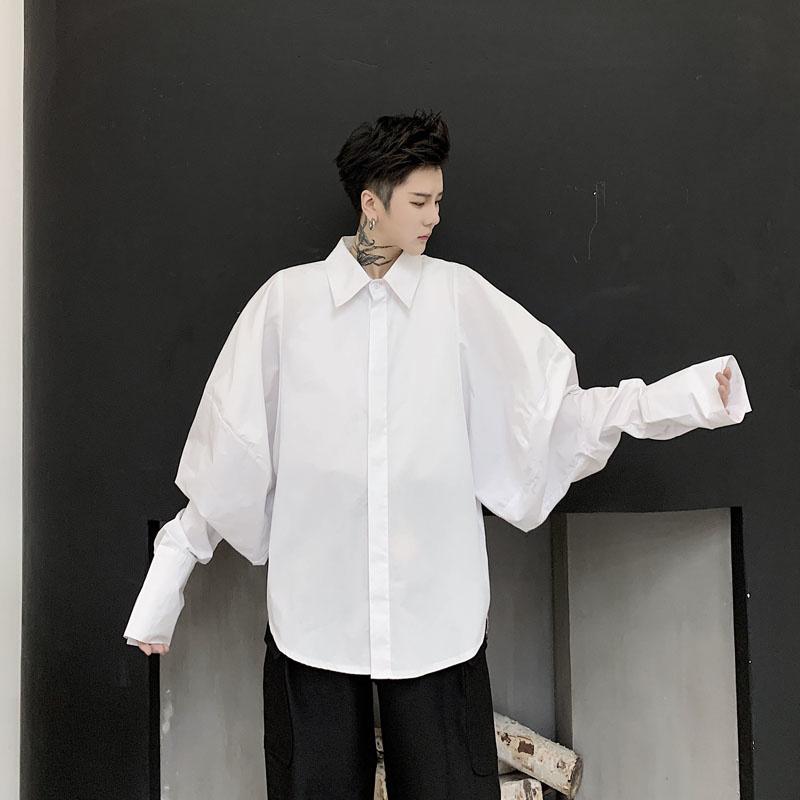 Men's Casual Shirts Fashion Men Retro Wide Long Sleeve Shirt Male Japan Streetstyle Vintage Punk Gothic Loose Dress Stage Clothing, White;black
Men's Casual Shirts Fashion Men Retro Wide Long Sleeve Shirt Male Japan Streetstyle Vintage Punk Gothic Loose Dress Stage Clothing, White;black