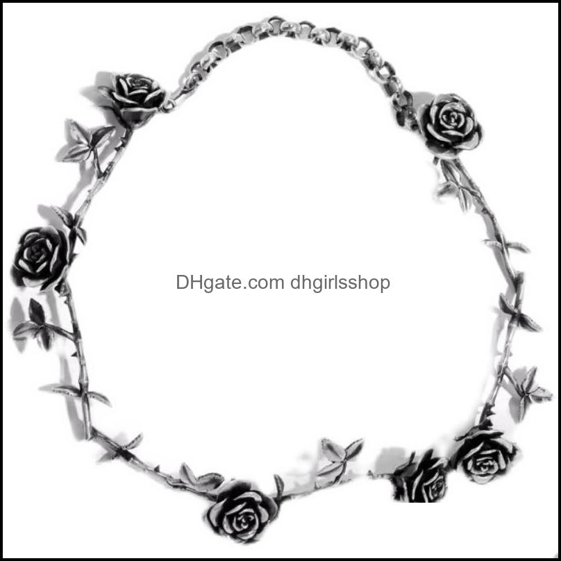 Erd Style Rose Necklace Bracelet Retro Ins Niche Design Men And Women Clavicle Chain Simple Light Luxury Fashion Jewelry Drop Delivery 2021
Erd Style Rose Necklace Bracelet Retro Ins Niche Design Men And Women Clavicle Chain Simple Light Luxury Fashion Jewelry Drop Delivery 2021