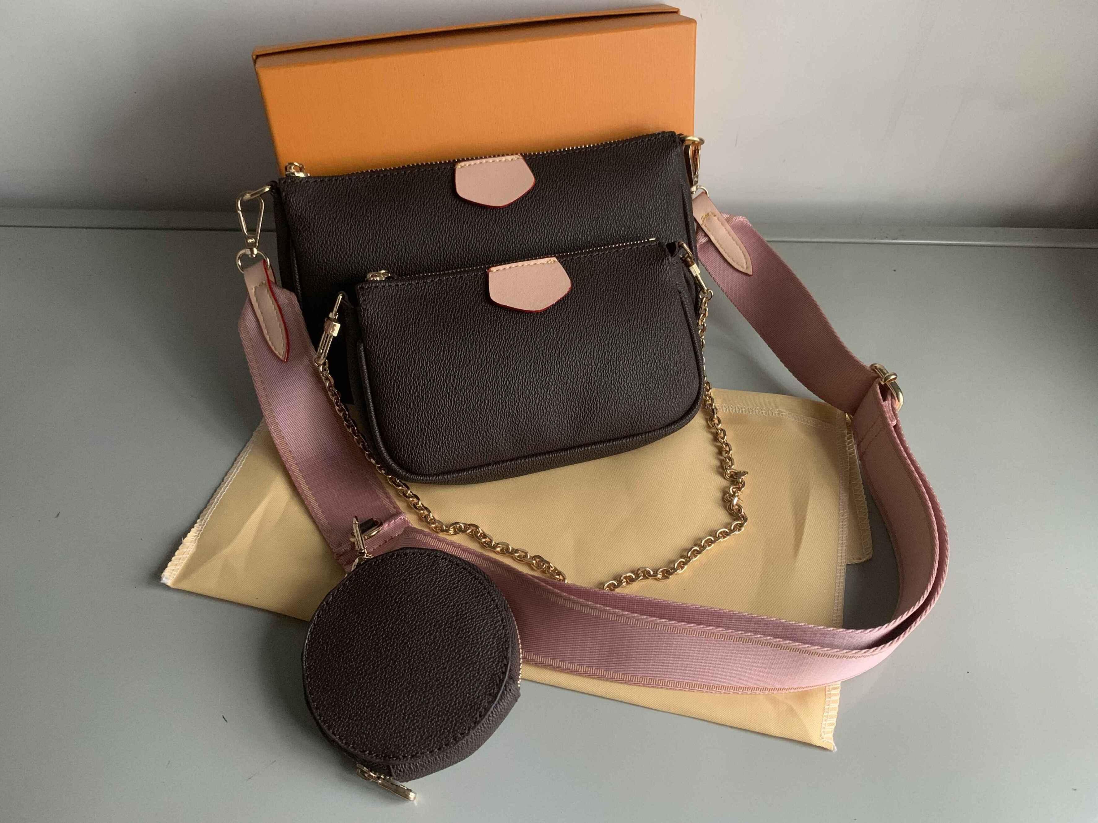 Designer Bags 3 Pcs Purse Set Favorite Multi Pochette Accessories Fashion Handbag Leather Shoulder
Designer Bags 3 Pcs Purse Set Favorite Multi Pochette Accessories Fashion Handbag Leather Shoulder