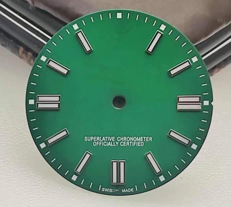 28mm Blue Luminous Watch Dial for ETA2824 2836 8215 8200 2813 Movement with R 220617