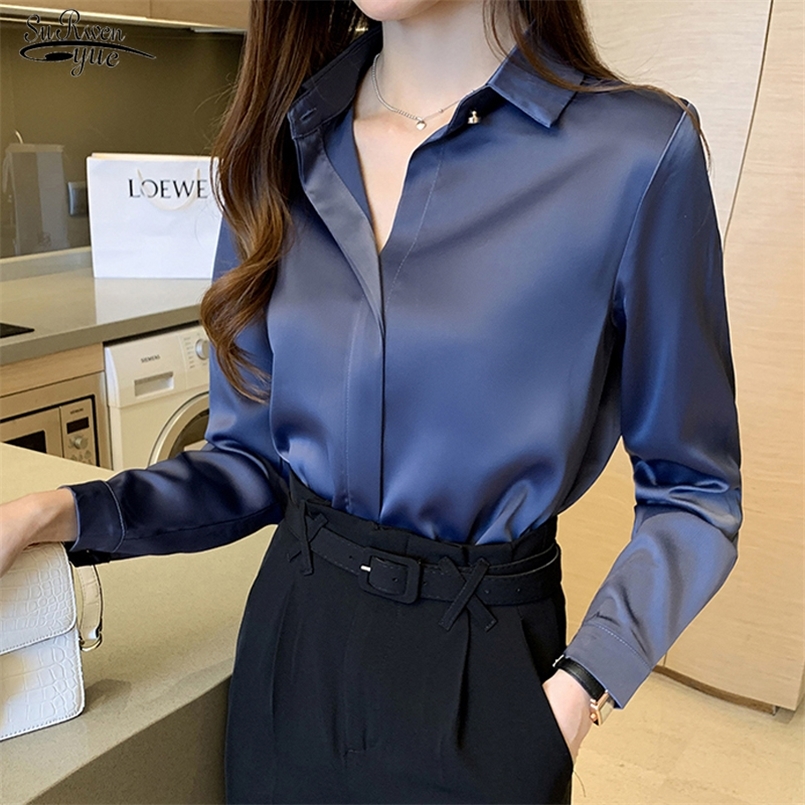 Silk Shirts Women White Women Long Sleeve Shirts Blouse Office Lady Satin Silk Blouse Woman Female Shirt Tops Blusas 13678 220407, Blue
Silk Shirts Women White Women Long Sleeve Shirts Blouse Office Lady Satin Silk Blouse Woman Female Shirt Tops Blusas 13678 220407, Blue
