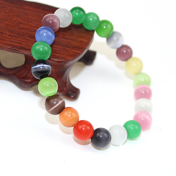 Rope Bracelets Colorful Cat Eye Glass Beads Bracelet Fashion Jewelry For Women 8MM &10MM Stone Bead DIY Charm Jewelry ys222
Rope Bracelets Colorful Cat Eye Glass Beads Bracelet Fashion Jewelry For Women 8MM &10MM Stone Bead DIY Charm Jewelry ys222