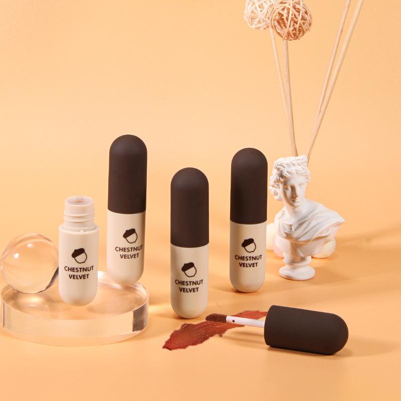 Lip Gloss Lipstick Candied Chestnut Mud Glaze Milk Coffee Apricot Caramel Lips Cosmetic TSLM2, 03
Lip Gloss Lipstick Candied Chestnut Mud Glaze Milk Coffee Apricot Caramel Lips Cosmetic TSLM2, 03