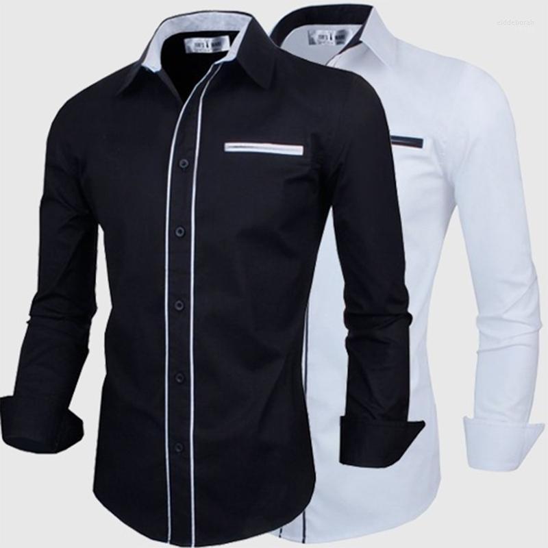Mens Dress Shirts Business Casual Men Shirt Long Sleeve Solid Color Streetwear 2 Colours Size Plus -2XL Men' Eldd22, Black
Mens Dress Shirts Business Casual Men Shirt Long Sleeve Solid Color Streetwear 2 Colours Size Plus -2XL Men' Eldd22, Black