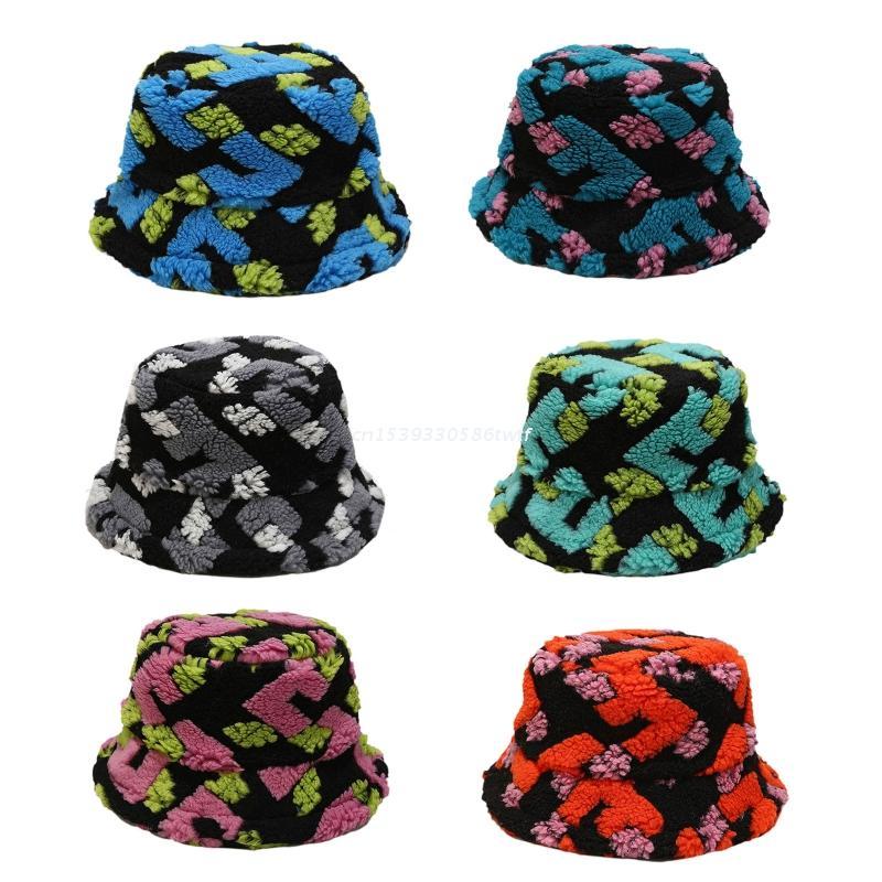 Berets Fluffy Bucket Hats Thicken Fuzzy Plush Fisherman Hat Hip Hop Cute Printed Wide Brim DropshipBerets, Red
Berets Fluffy Bucket Hats Thicken Fuzzy Plush Fisherman Hat Hip Hop Cute Printed Wide Brim DropshipBerets, Red