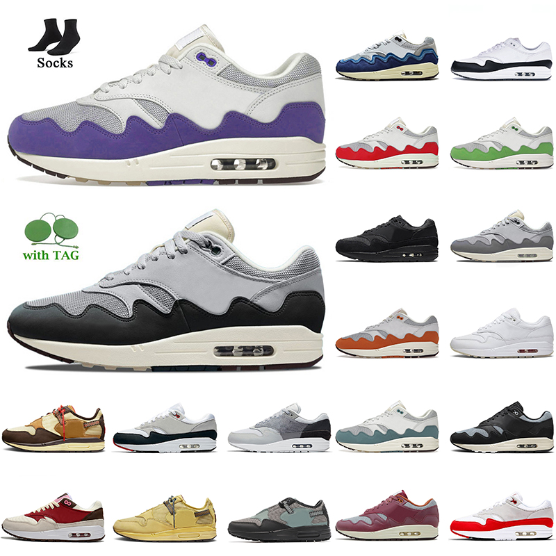 Patta 1 Women Mens 87 Running Shoes Purple Black Grey Monarch Waves Noise Aqua Rush Maroon Cactus Jack Cave Stone University Blue OG Anniversary Trainers Sneakers, B50 elephant 40-45
Patta 1 Women Mens 87 Running Shoes Purple Black Grey Monarch Waves Noise Aqua Rush Maroon Cactus Jack Cave Stone University Blue OG Anniversary Trainers Sneakers, B50 elephant 40-45