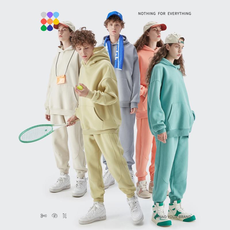 Men' Tracksuits 2022 Solid Color Sweatpant Set Candy Couple Tracksuit Winter Thick Velvet For Women Men Unisex Jogging Suit, Tops beige
Men' Tracksuits 2022 Solid Color Sweatpant Set Candy Couple Tracksuit Winter Thick Velvet For Women Men Unisex Jogging Suit, Tops beige