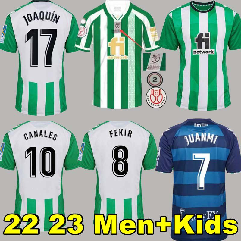 21 22 23 real Betis Men soccer Jerseys JOAQUIN B.Iglesias football shirt Juanmi CANALES Fekir 2022 2023 special football shirts copa DEL rey FINAL champions, 22 23 hone +3patch
21 22 23 real Betis Men soccer Jerseys JOAQUIN B.Iglesias football shirt Juanmi CANALES Fekir 2022 2023 special football shirts copa DEL rey FINAL champions, 22 23 hone +3patch