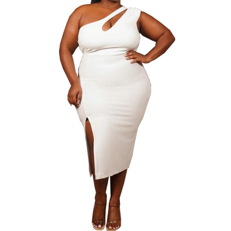 Plus Size Dresses Women Clothing Solid Color One-Shoulder Hollowed-Out High Slit Dress Summer Womens Large 2022Plus, Black
Plus Size Dresses Women Clothing Solid Color One-Shoulder Hollowed-Out High Slit Dress Summer Womens Large 2022Plus, Black