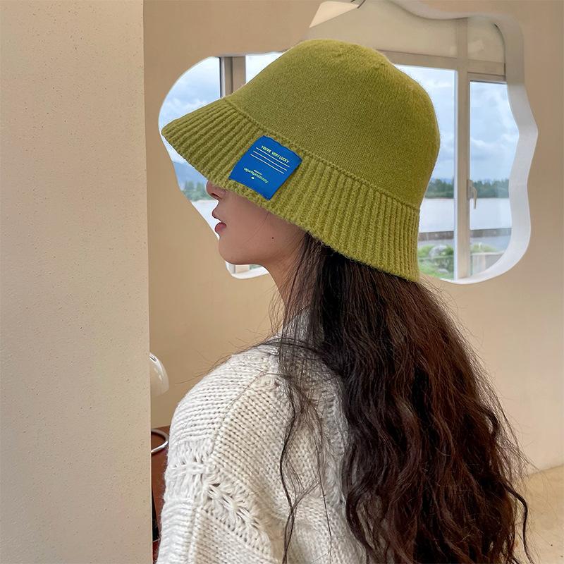Berets Autumn And Winter Knitted Bucket Hat Outdoor Warm Fisherman Bob Hip-hop Thick Panama Ladies HatBerets, 02
Berets Autumn And Winter Knitted Bucket Hat Outdoor Warm Fisherman Bob Hip-hop Thick Panama Ladies HatBerets, 02