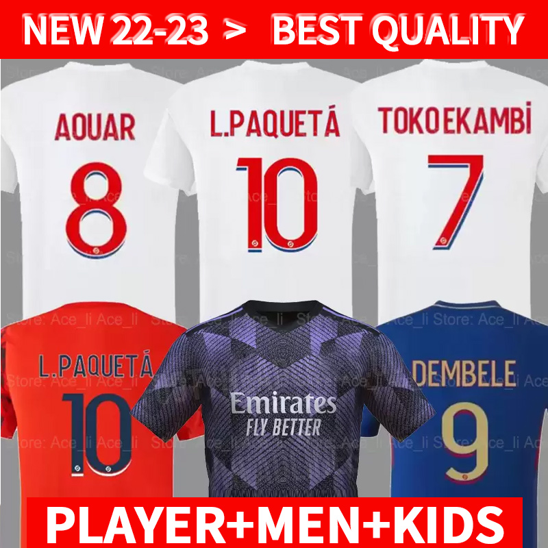 22 23 Maillot de foot 2022 2023 player version Soccer Jersey OL 4th blue AOUAR NDOMBELE football shirts L PAQUETA TRAORE men kids kits equipment lyon tops, Black
22 23 Maillot de foot 2022 2023 player version Soccer Jersey OL 4th blue AOUAR NDOMBELE football shirts L PAQUETA TRAORE men kids kits equipment lyon tops, Black