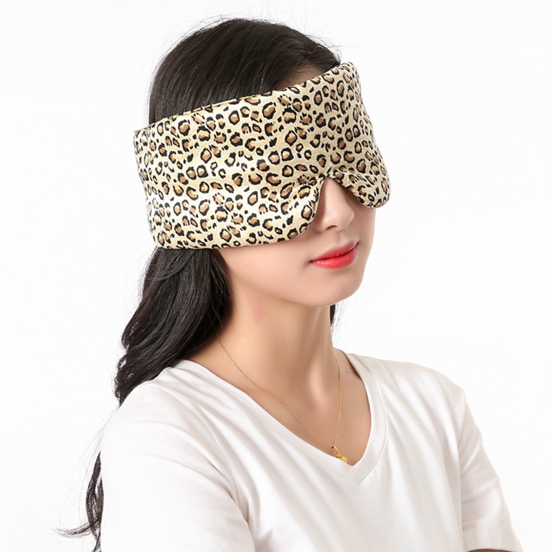 Big Natural silk Eye Mask Eyemask silk Eyes Pouch For travel