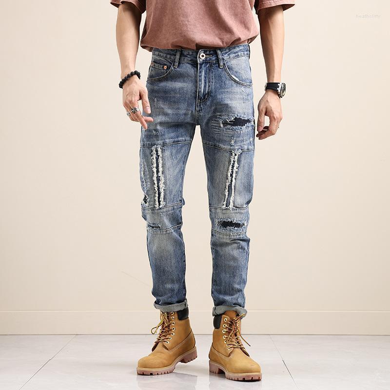 Men's Jeans Mcikkny Men Spring Ripped Holes Trousers Washed Slim Cotton Denim Pants Stretch StraightMen's Heat22, Vintage
Men's Jeans Mcikkny Men Spring Ripped Holes Trousers Washed Slim Cotton Denim Pants Stretch StraightMen's Heat22, Vintage