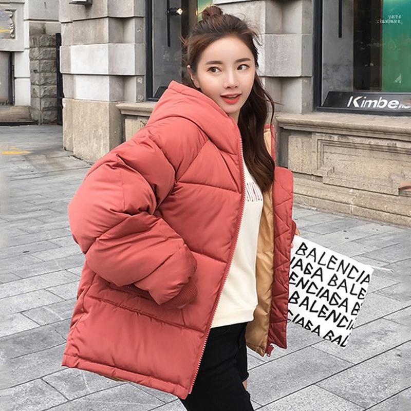 Women's Down & Parkas Women Thick Loose Winter Parka Hooded Solid Casual Coats Outwear Warm 2022 Female Jackets With Zipper Pockets Chaqueta, Black
Women's Down & Parkas Women Thick Loose Winter Parka Hooded Solid Casual Coats Outwear Warm 2022 Female Jackets With Zipper Pockets Chaqueta, Black