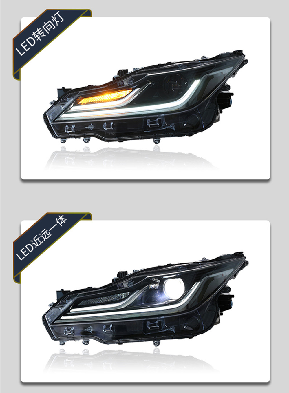Headlight LED For Toyota Corolla LED Headlights 19-21 DRL Turn Signal Head Lamp High Beam Angel Eye Lights