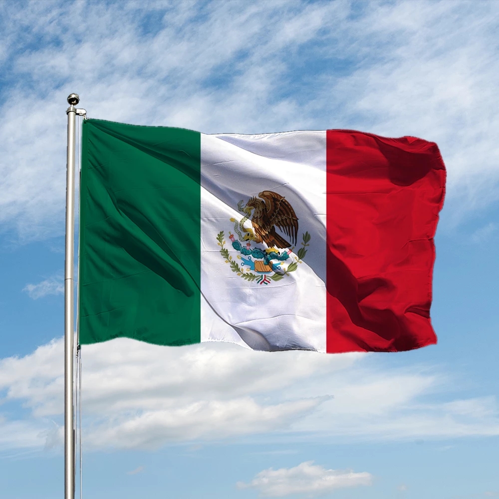 DHL MX MEX Mexicanos Mexican Flag of Mexico Wholesale Direct Factory Ready to ship 3x5 Fts 90x150cm CPA3294