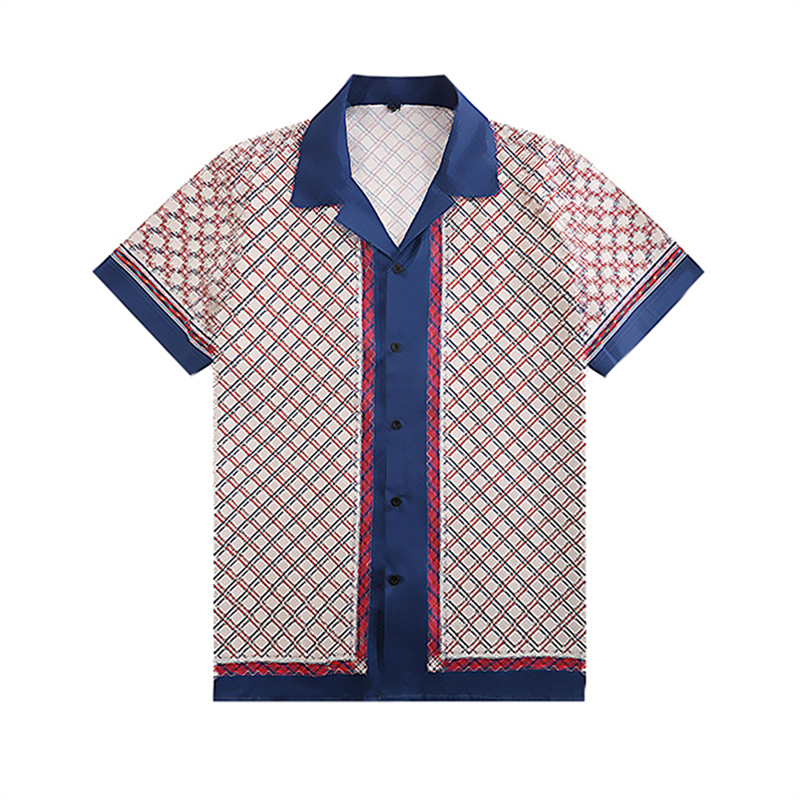 LUXURY Designer Shirts 2022 Mens Fashion Geometric print bowling shirt Casual Shirts Men Slim Fit Short Sleeve Dress, As the picture shows
LUXURY Designer Shirts 2022 Mens Fashion Geometric print bowling shirt Casual Shirts Men Slim Fit Short Sleeve Dress, As the picture shows