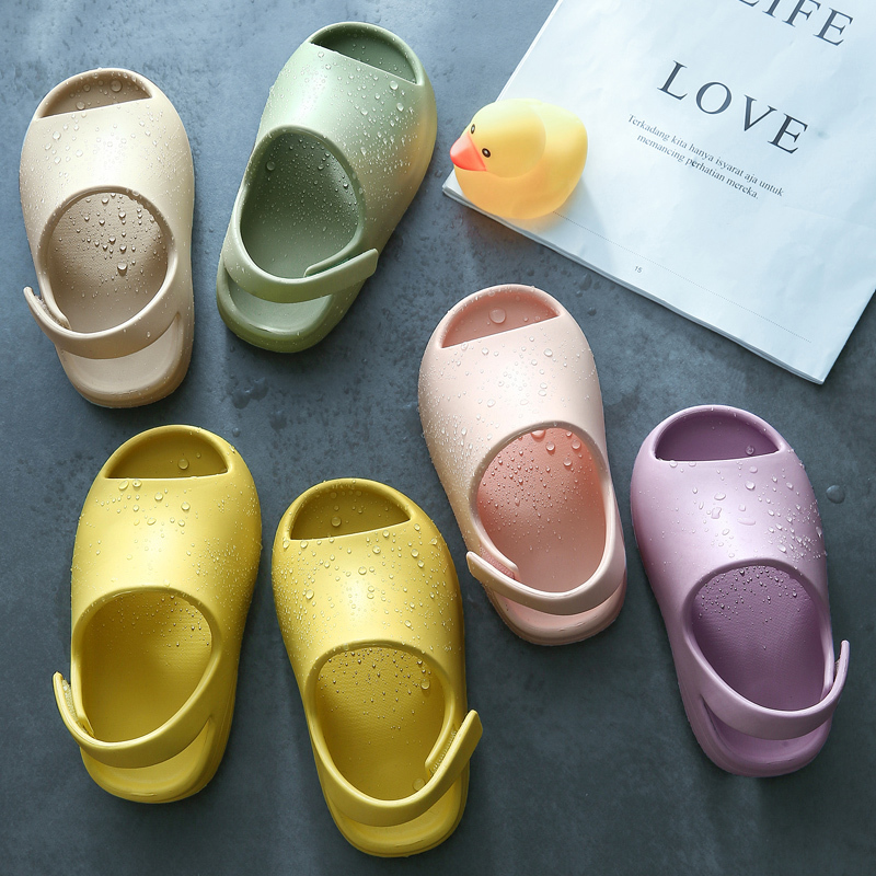 YISHEN Baby Toddler Kids SlipOn Fashion Sandals Boys Girls Beach Summer Slides Bone Resin Children Lightweight Water Shoes 220617