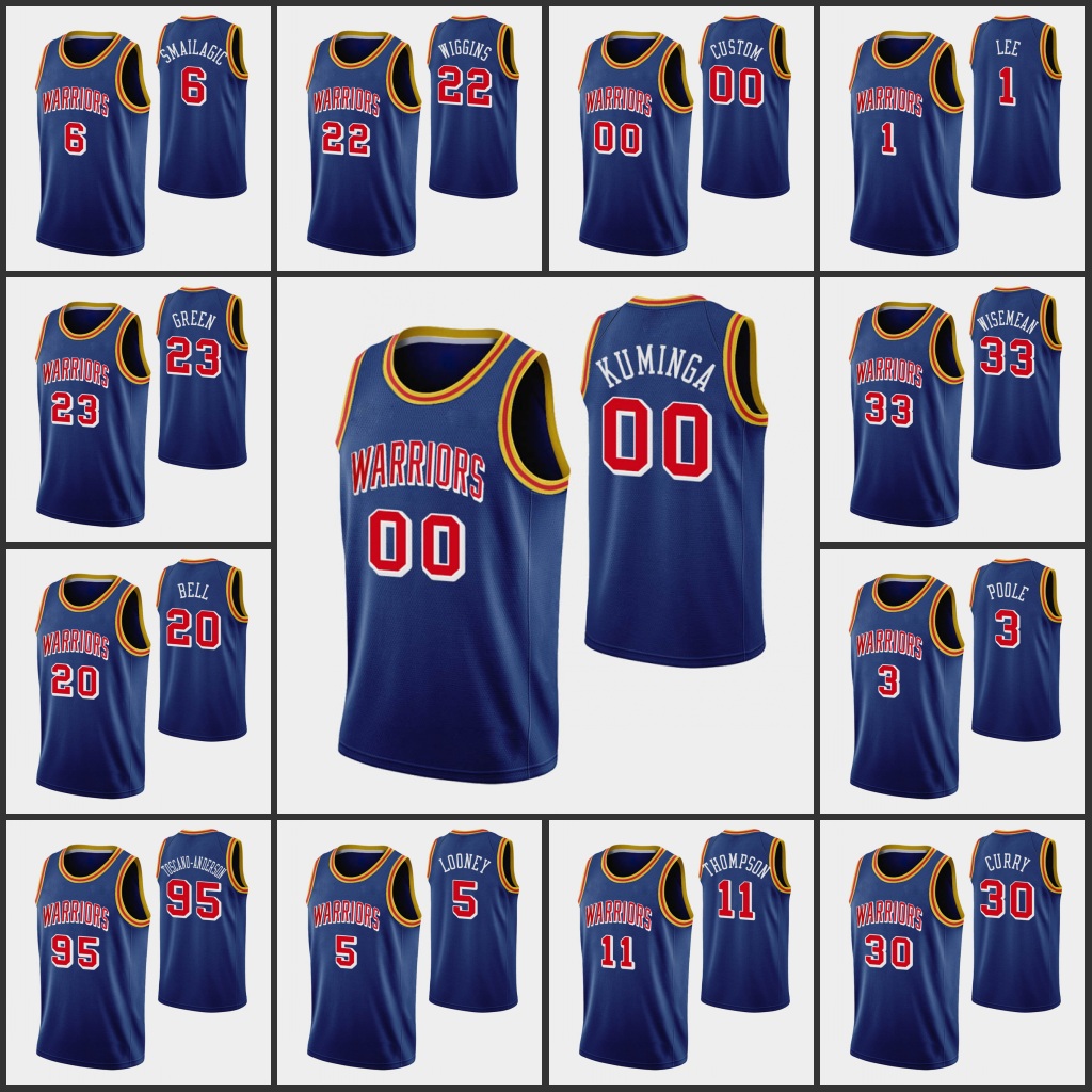 Golden State''Warriors''Andrew Wiggins Stephen Curry Draymond Green Klay''Thompson Custom 75th Anniversary Blue Jersey
Golden State''Warriors''Andrew Wiggins Stephen Curry Draymond Green Klay''Thompson Custom 75th Anniversary Blue Jersey