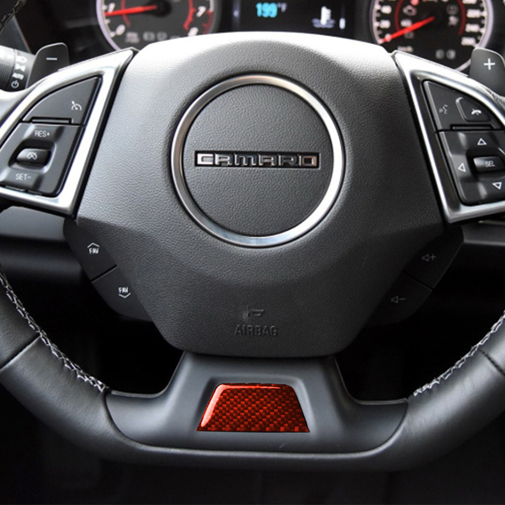 17-19 For Chevrolet Camaro Carbon Fiber Steering Wheel Under Decorative Patch Sticker, Red
17-19 For Chevrolet Camaro Carbon Fiber Steering Wheel Under Decorative Patch Sticker, Red